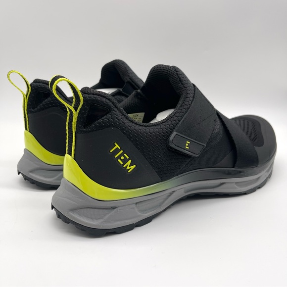 Tiem Men's Cycling Slipstream Black Citron SPD Cleats Sneakers Brand New US 9 - Picture 5 of 16